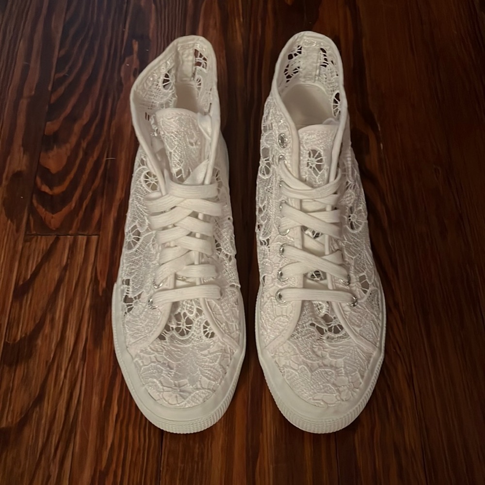 Superga Macrame High Top Sneaker Size 40 (US 9)